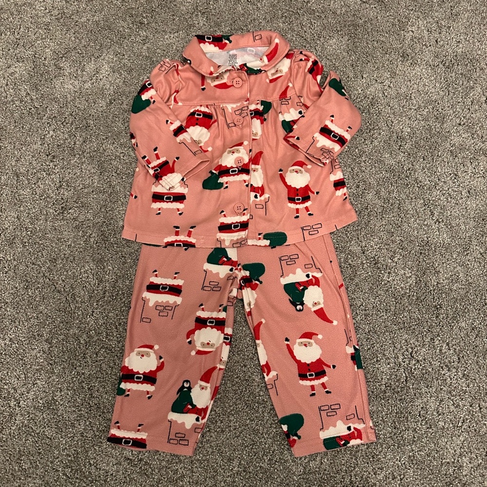 $5 OR 3 for $10: Carter's Just One You® Toddler 2pc Pajama Set- Santa
